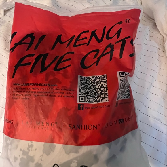 NWT Lai Meng Five Cats black and cream dress size 10 - Picture 6 of 6